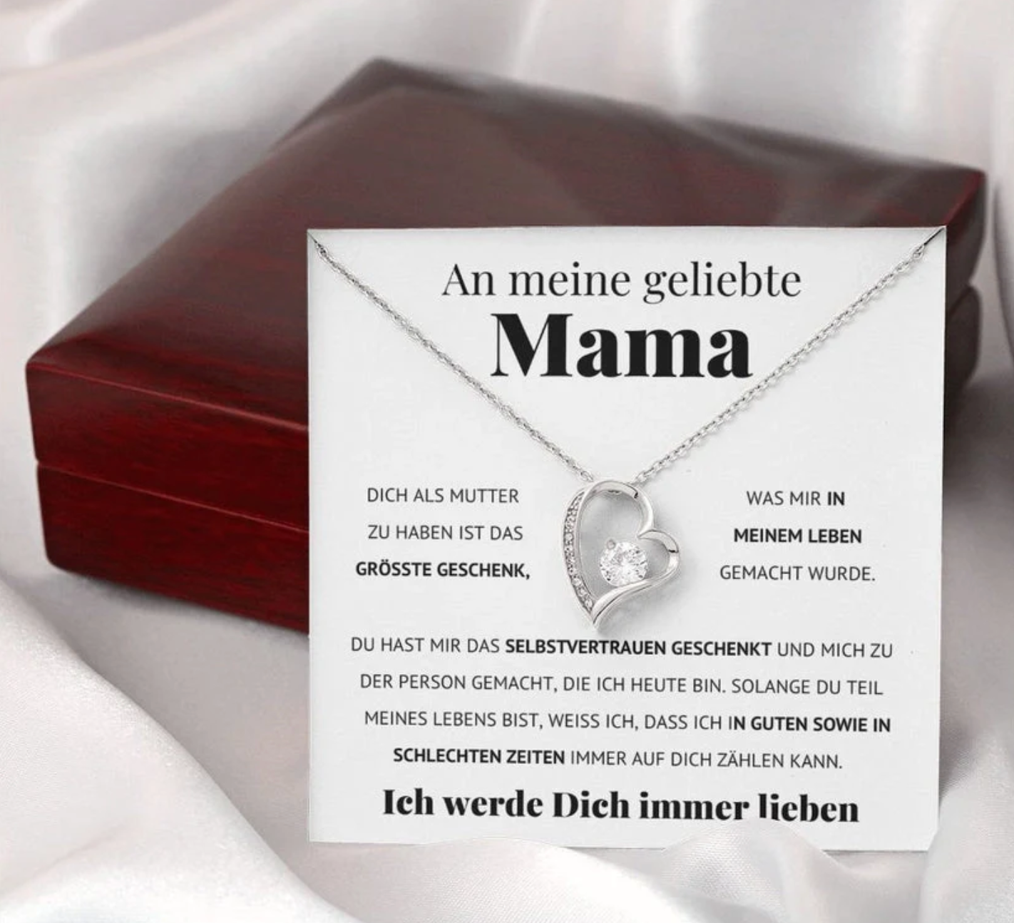 An meine geliebte Mama Halskette
