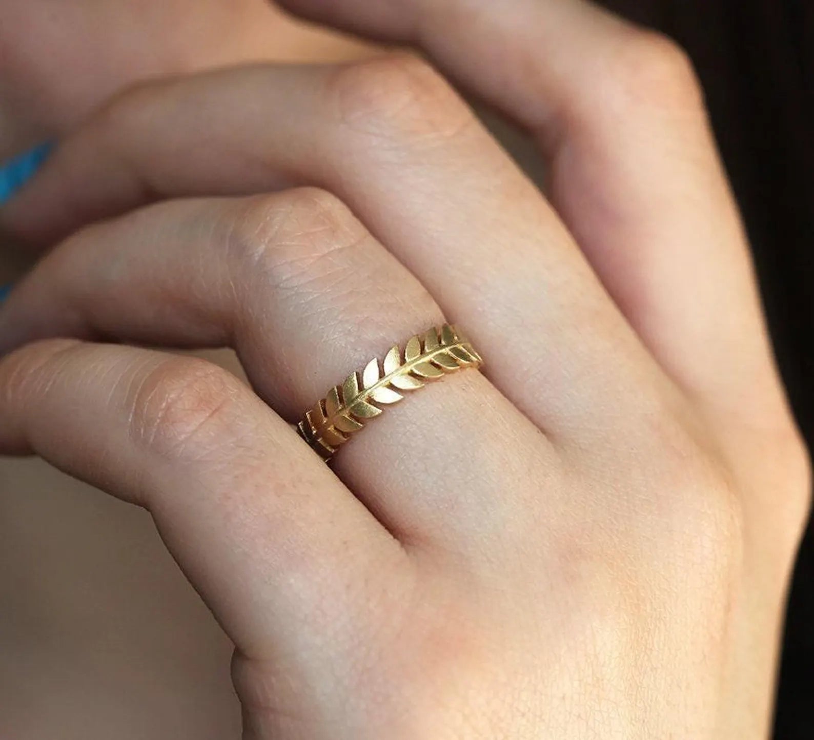 Blatt Ring
