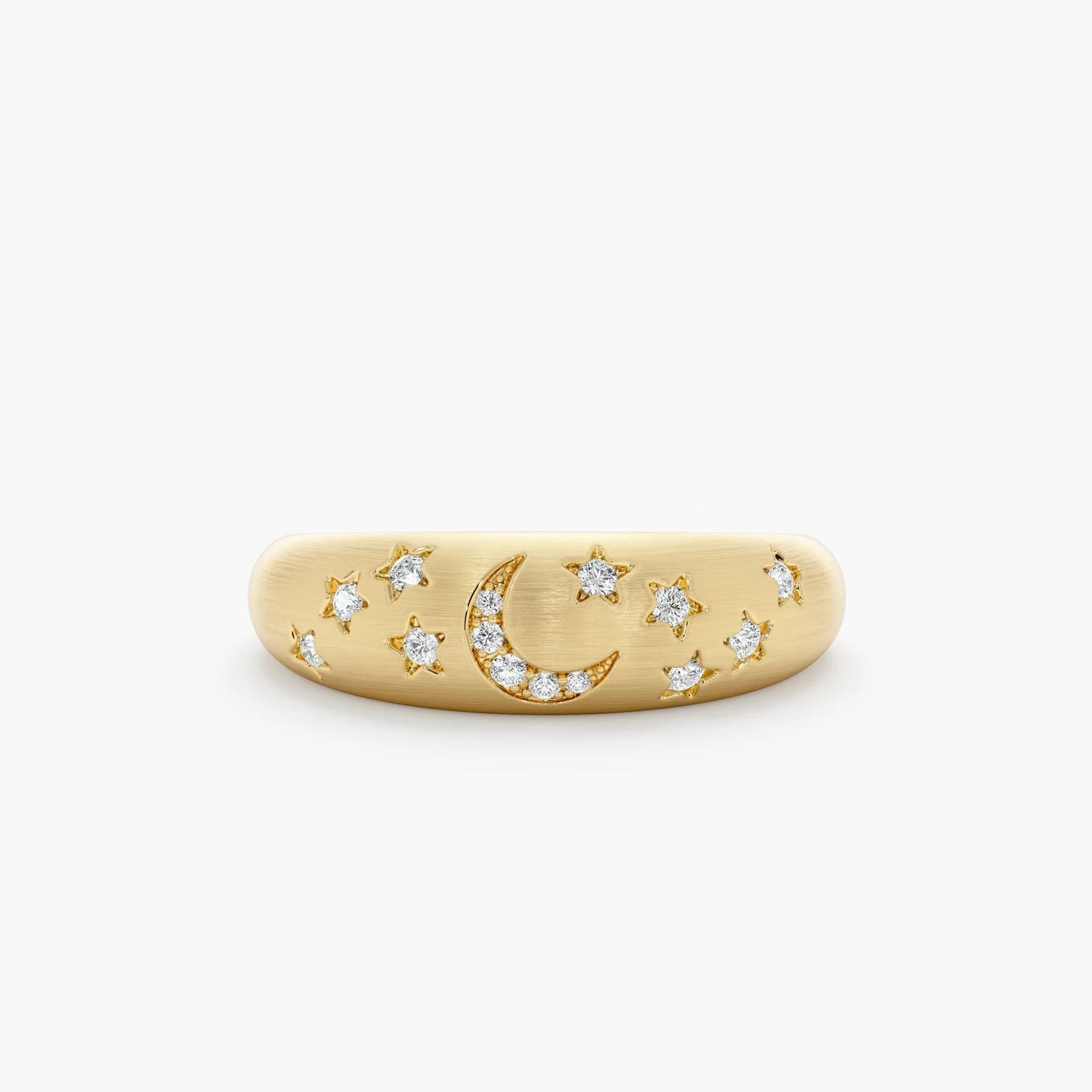 Mond und Sterne Ring