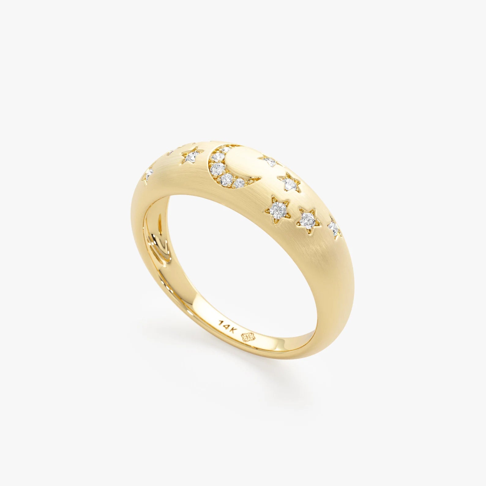 Mond und Sterne Ring