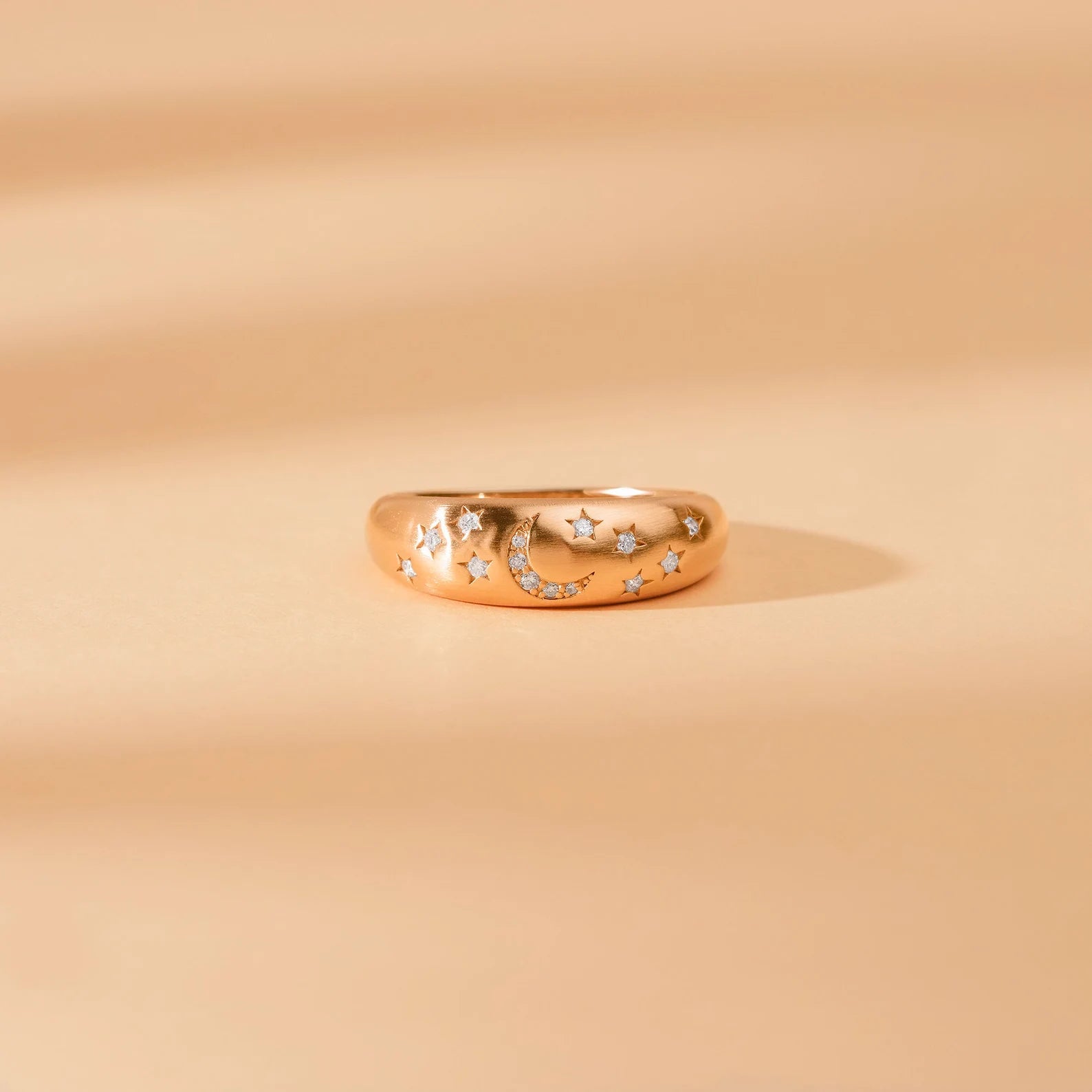 Mond und Sterne Ring