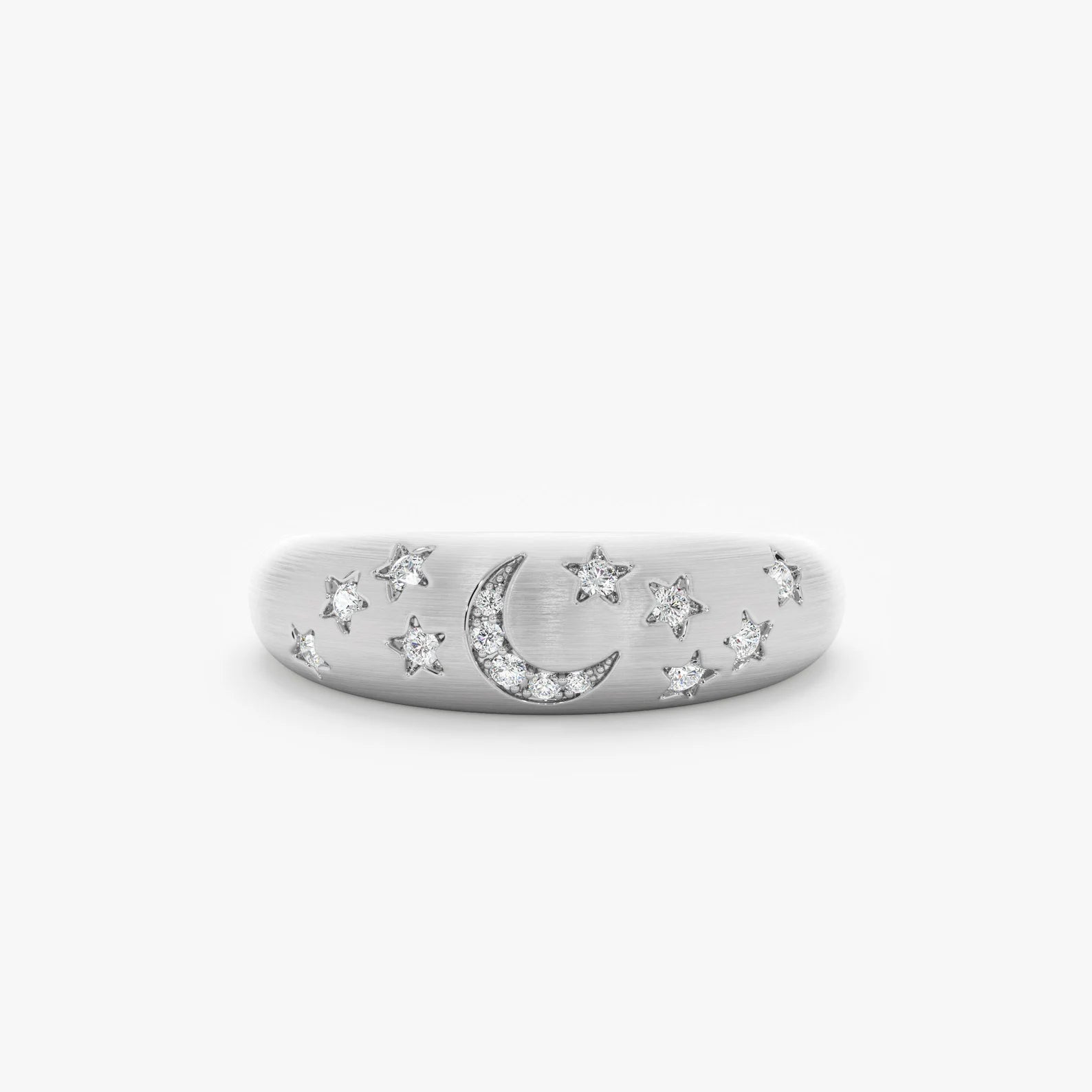 Mond und Sterne Ring