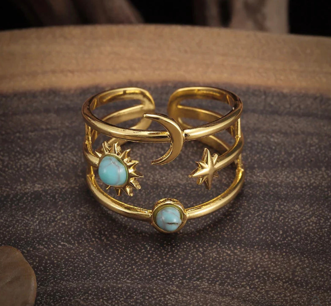 Sonne und Mond Ring