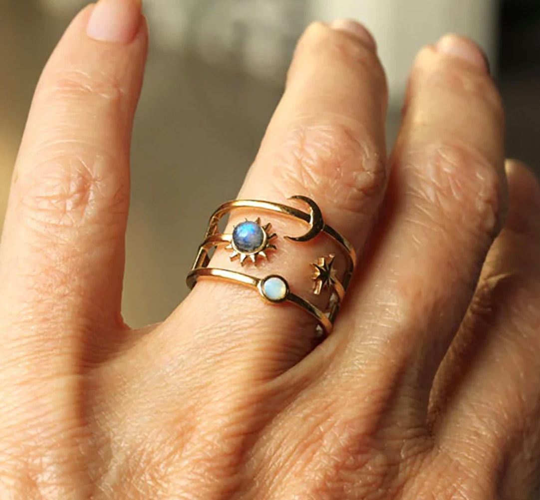 Sonne und Mond Ring