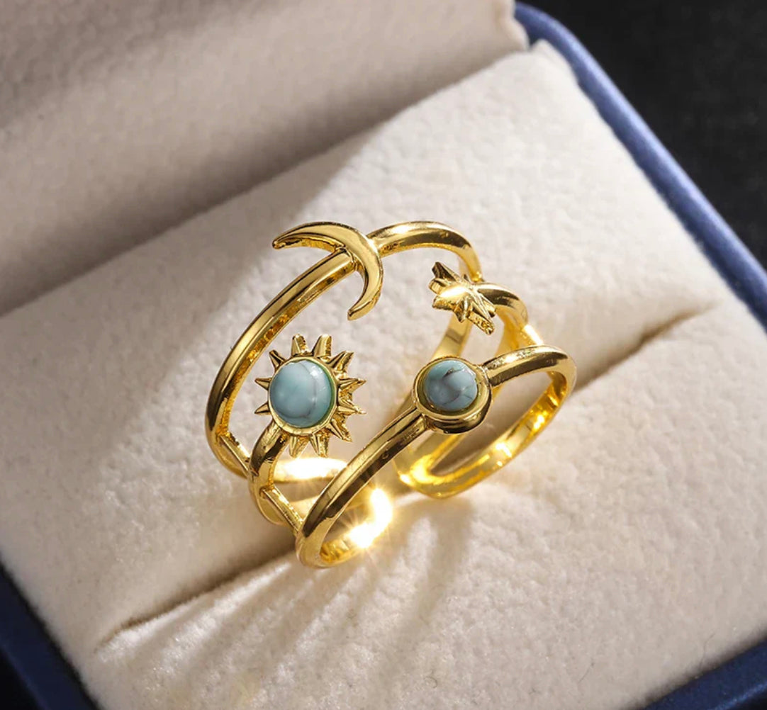 Sonne und Mond Ring